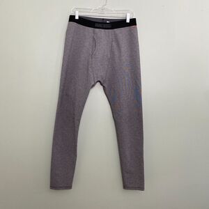 Omni Wool Base Layer Pants Pull On Thermal Outdoor Winter Gray Mens XL